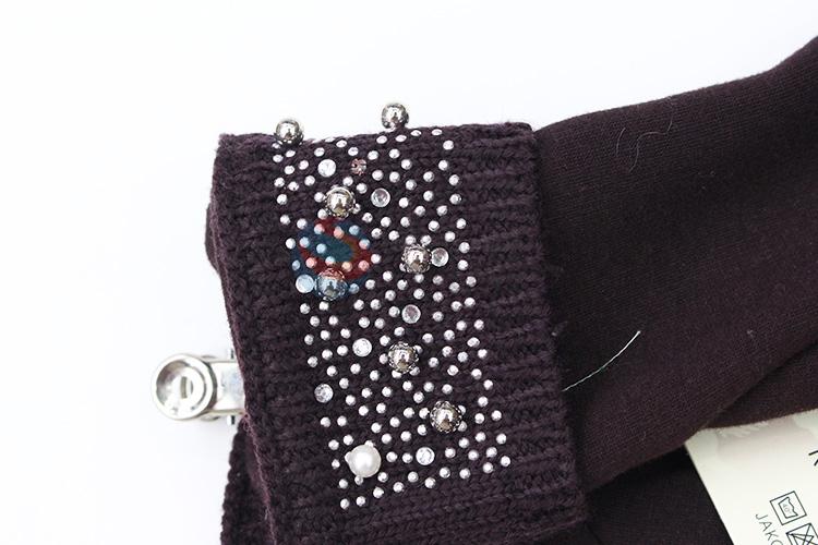 Recent design hot selling women winter warm gloves