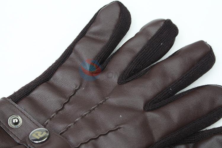 Bottom price hot selling men winter warm gloves