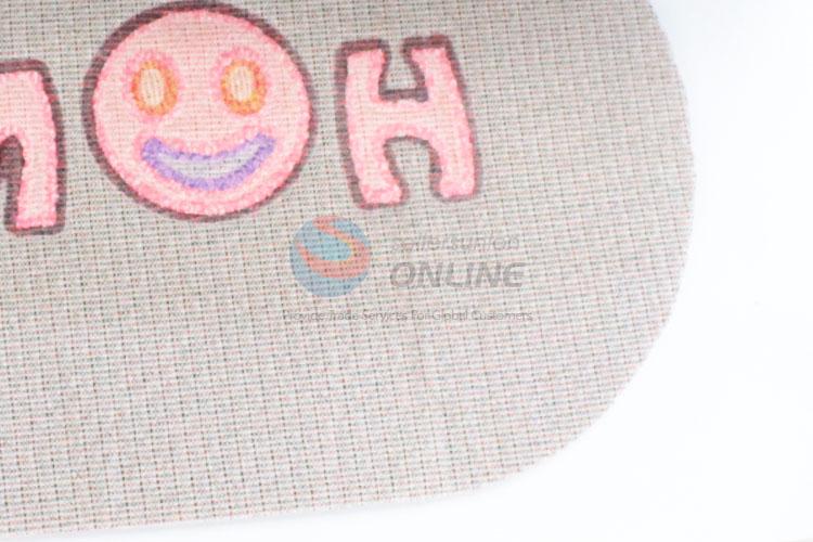 Wholesale Custom Cheap Smile Printed Door Mat