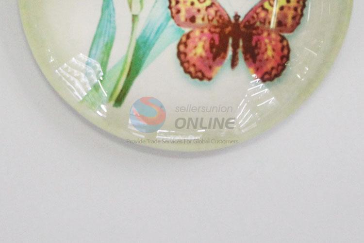 Wholesale Cheap Flower Butterfly Printed Fridge Magnet