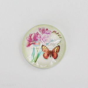 Wholesale Cheap Flower Butterfly Printed Fridge Magnet