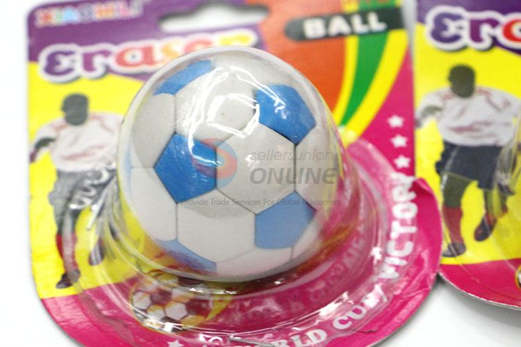 Promotional Football Design Cartoon Rubber/Eraser for Student