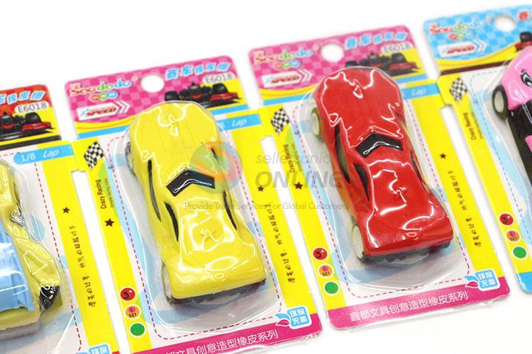 Factory Wholesale Car Design Cartoon Rubber/Eraser for Student