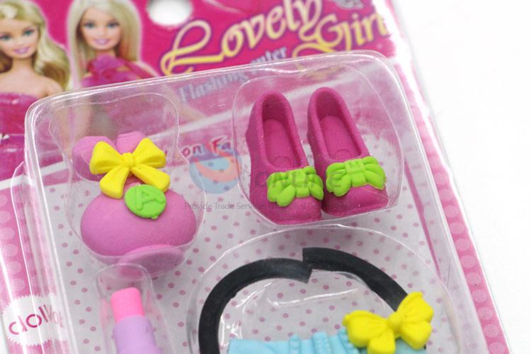 Nice Fashion Girl Cartoon Rubber/Eraser for Student