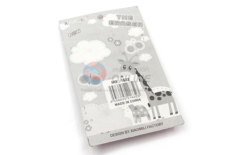 New and Hot Cute Giraffe Cartoon Rubber/Eraser for Student