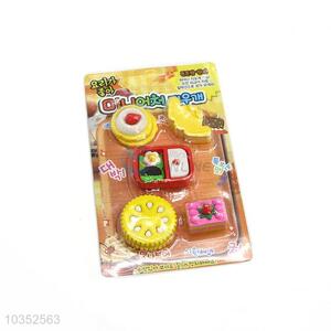 Factory Hot Sell Dessert Design Cartoon Rubber/Eraser for Student