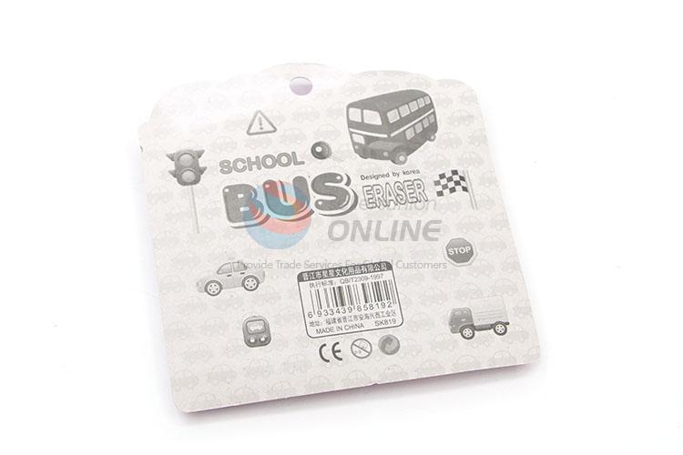 Nice School Bus Cartoon Rubber/Eraser for Student