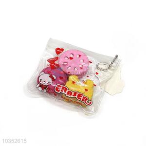 Popular Cake Design Cartoon Rubber/Eraser for Student