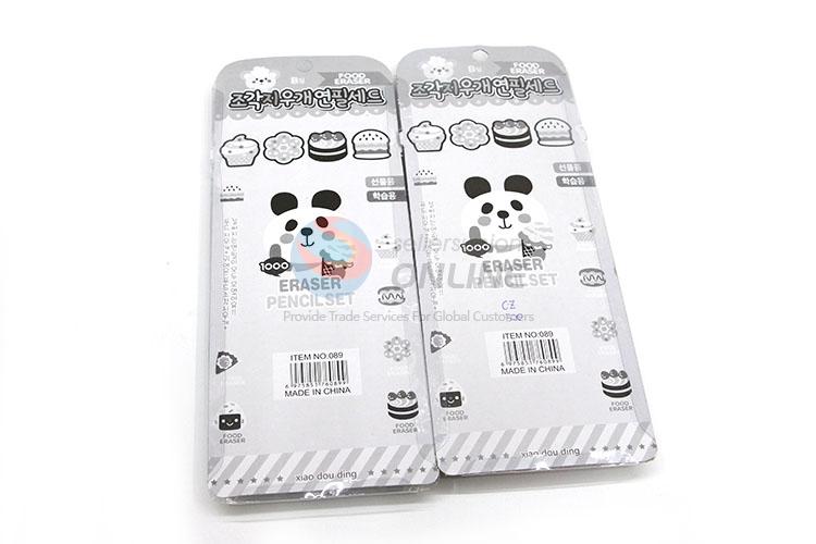 Fashionable Cartoon Pen and Rubber/Eraser Set for Student