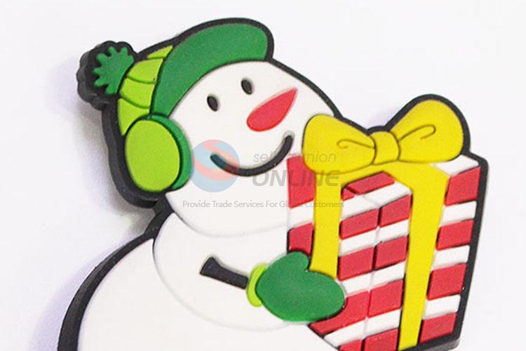 Snowman Shaped Fridge Magnet Refrigerator Magnetic Sticker for Home Use