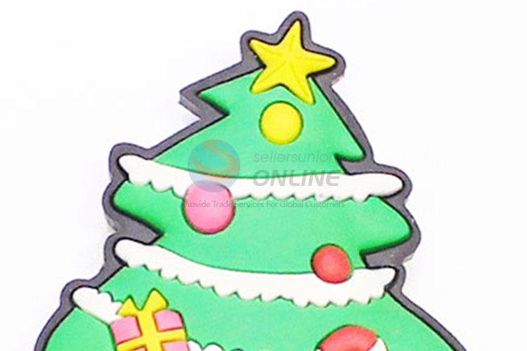 Popular Christmas Tree Shaped Fridge Magnet Refrigerator Magnetic Sticker for Sale