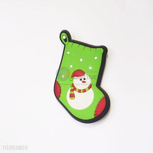 Christmas Stocking Shaped Refrigerator Magnetic Sticker Fridge Magnet for Promotion