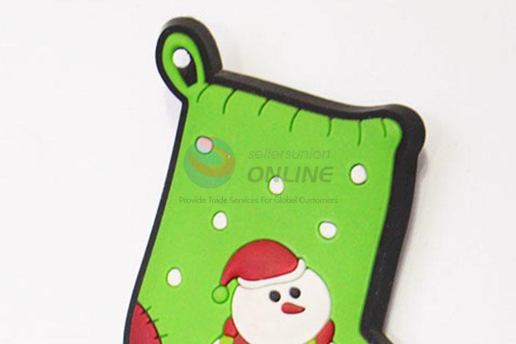 Christmas Stocking Shaped Refrigerator Magnetic Sticker Fridge Magnet for Promotion