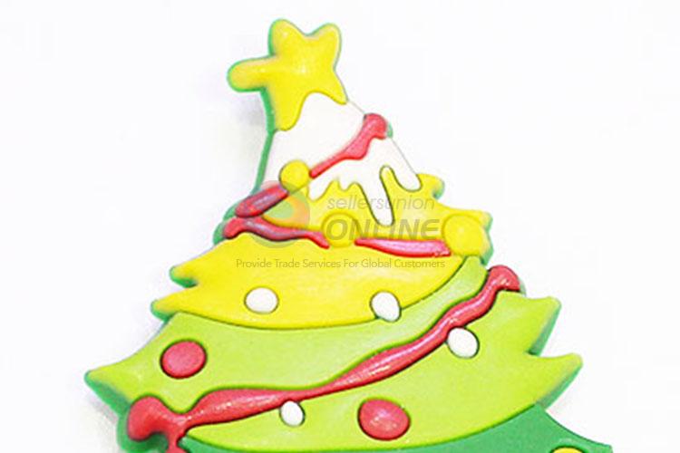 New Arrival Christmas Tree Shaped Fridge Magnet Refrigerator Magnetic Sticker