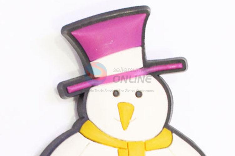 Soft Fridge Magnet Snowman Shaped Refrigerator Magnets for Home Use