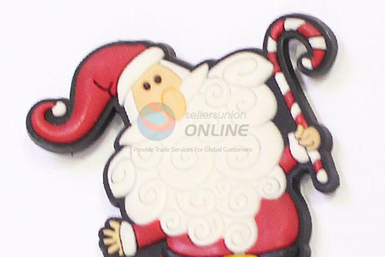 Factory Direct Soft Fridge Magnet Santa Claus Shaped Refrigerator Magnets