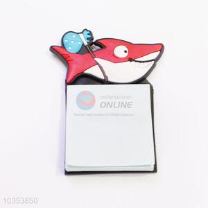 Fashion Style Non-toxic Soft Rubber Fish Shape Fridge Magnet with Sticky Memo