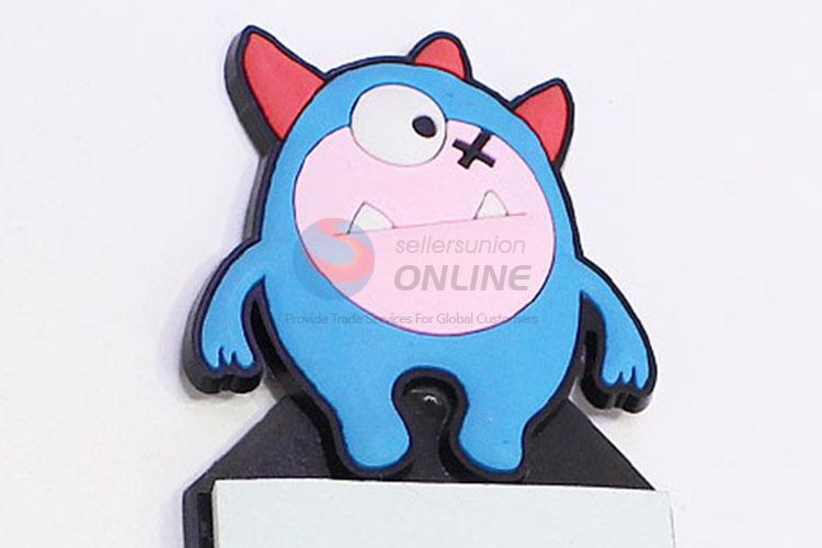 New Design Non-toxic Soft Rubber Animal Shape Fridge Magnet with Sticky Memo