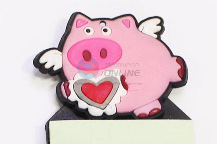 Best Selling Sticky Memo Pad Pig Fridge Magnets with Notepad