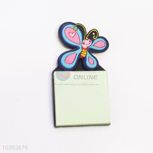 Promotional Gift Sticky Memo Pad Butterfly Fridge Magnets with Notepad