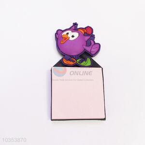 High Quality Sticky Memo Pad Bird Fridge Magnets with Notepad