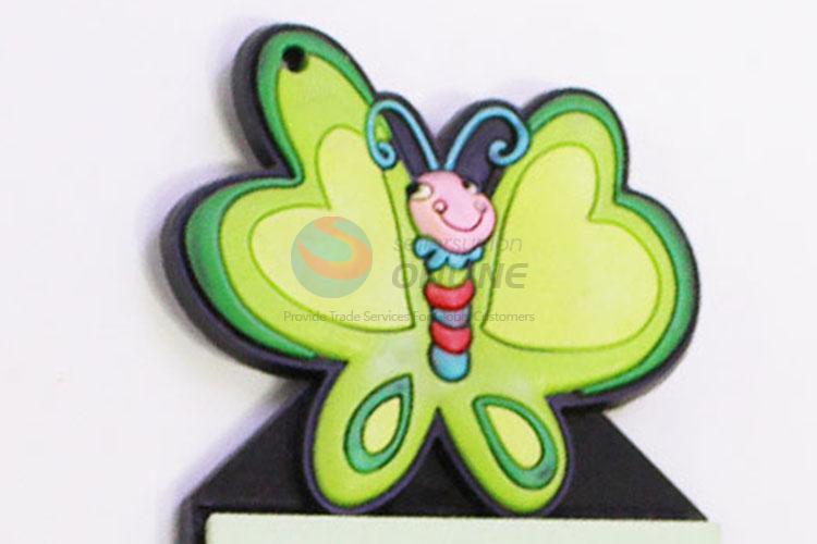 Factory Direct Sticky Memo Pad Butterfly Fridge Magnets with Notepad