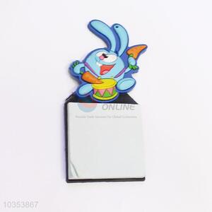 Creative Utility Eco-friendly Rabbit Shaped Fridge Magnet with Memo Pad