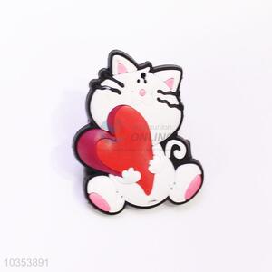 Popular Cat Shape Refrigerator Magnet Rubber Fridge Magnet for Sale