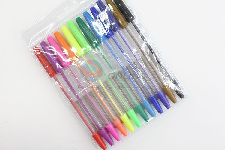 10 Pcs/ Set Promotional Gift Office Supplies Stationery Roller Ball Pen