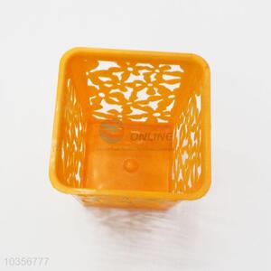 Hollow Flower Design Mini Desk Ashcan Trash Can