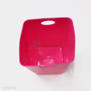 Square Design Plastic Mini Desk Ashcan Trash Can