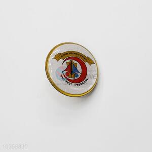 Personalised round school collae alloy brooch badges pin