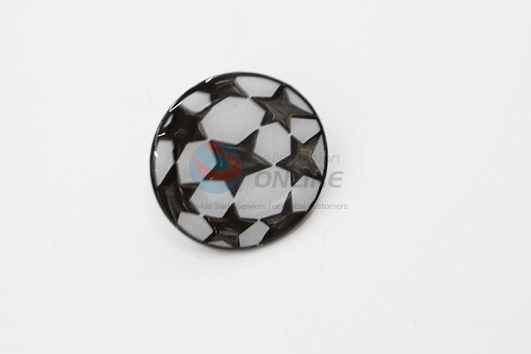 High quality star pattern metal lapel pin button brooch