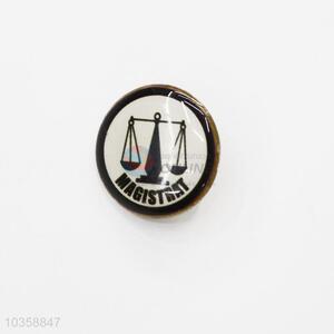 Libra Pattern Hard Brooch Flag Pin