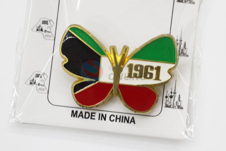 Wholesale butterfly badge custom metal lapel pin