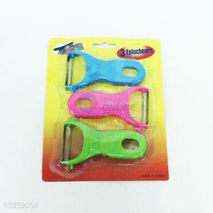 High Quality 3PCS Colorful Vegetable & Fruit Peeler