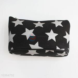 Star Printed Zipped Travel Toiletry Bag Ladies Toiletry Bag