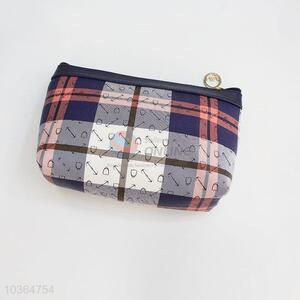 Popular checked travel cosmetic toiletry bag