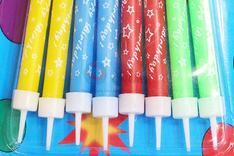 Popular Birthday Cake Candles Colorful Party Candle for Sale