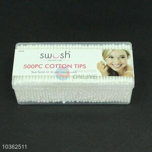 Hot-selling 500pcs plastic handle cotton swabs