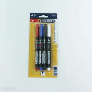 China Factory 4pc Marking Pen Permanent Marker Stationery