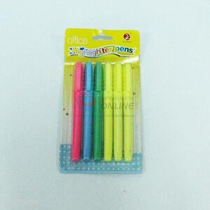 High Quality 6pc Stationery Highlighter Pen, Fluorescent Marker