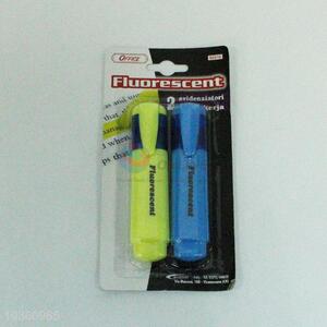 Hot Sale 2pc Fluorescent Pen Highlighter Marker Pens