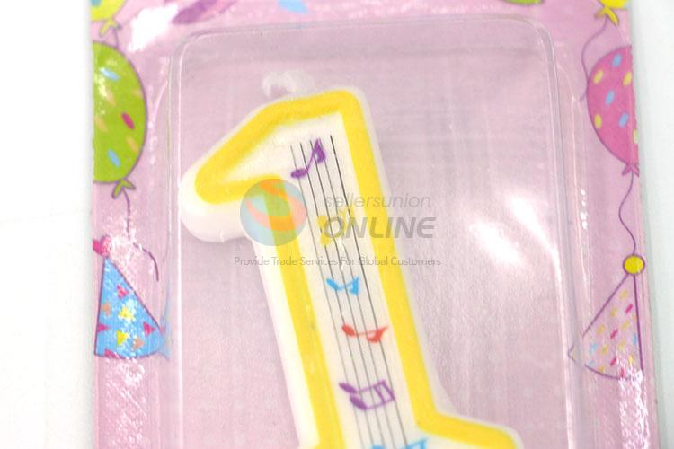 Factory Wholesale Numeral Candles/Number 1 Birthday Candle for Sale