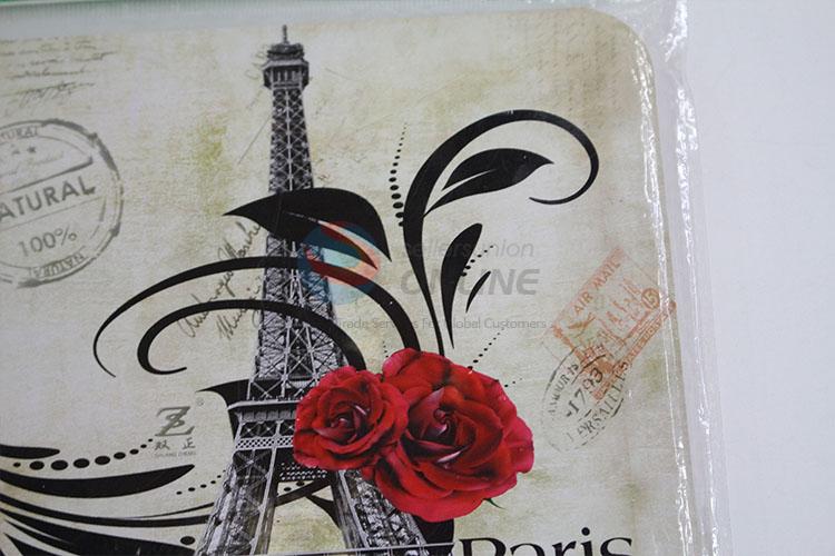 Classy design Eiffel&rose pattern placemat