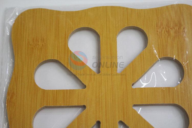 China factory hollow out design imitation bamboo placemat