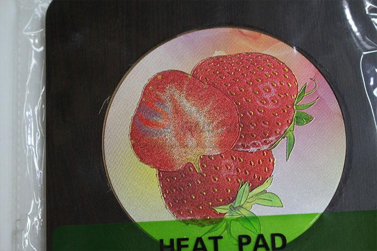 Beautiful design strawberry pattern placemat