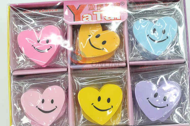 Cute design sweet heart eraser