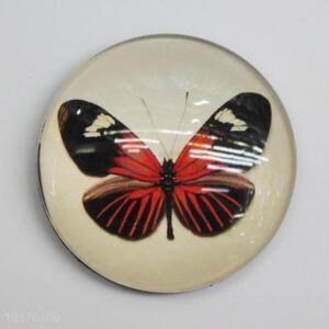 New Fashion High Quality Butterfly Glass Fridge Magnet