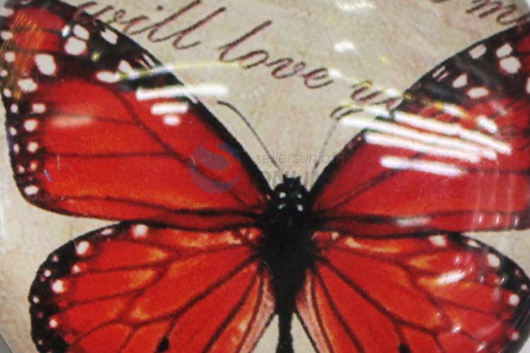 New Design Butterfly Printing Magnet Glass